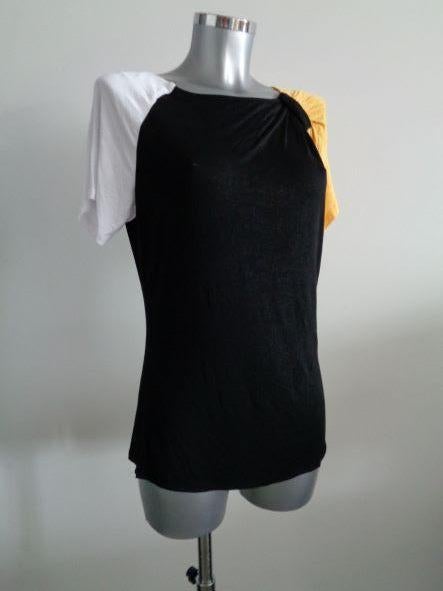 Monique Collignon shortsleeve, maat S/M Nieuw, kaartje, Zwart, Nieuw, Ophalen of Verzenden, Korte mouw