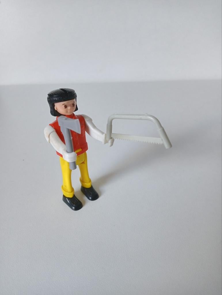 Playmobil figuur met zaag en bijl, Ophalen of Verzenden, Gebruikt