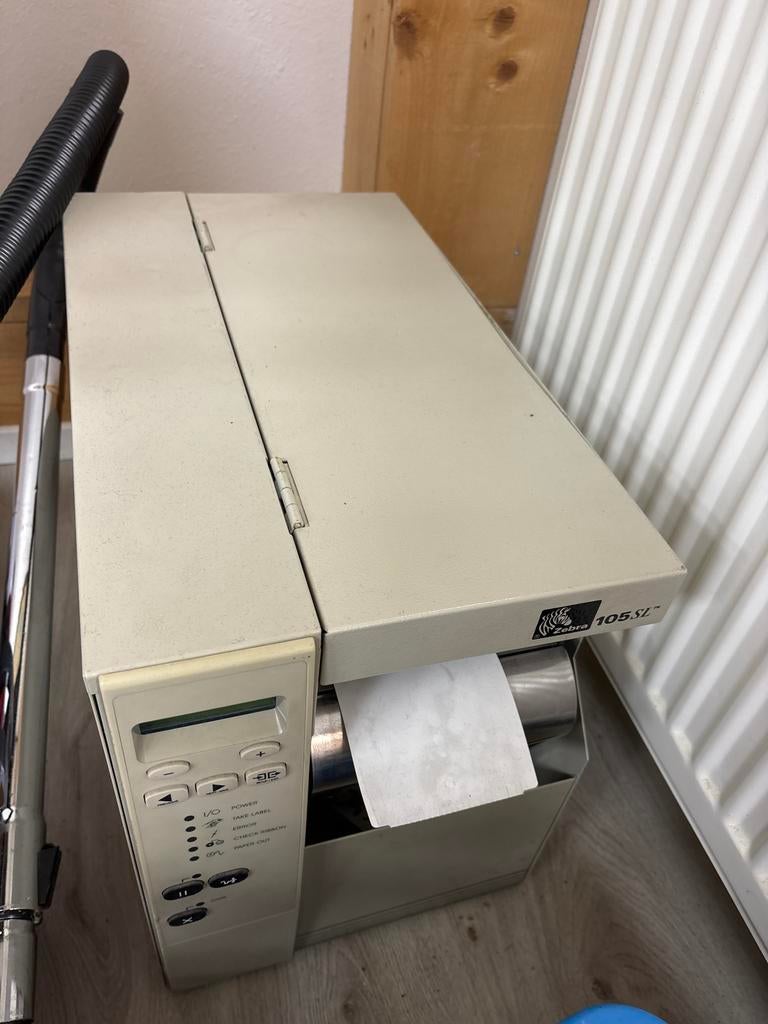 Zebra 105SL labelprinter, Computers en Software, Labelprinters, Ophalen, Gebruikt, Etiket