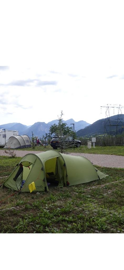 Tent, 2 persoons (lichtgewicht tunneltent), Caravans en Kamperen, Tenten, Ophalen, Gebruikt, Tot en met 2