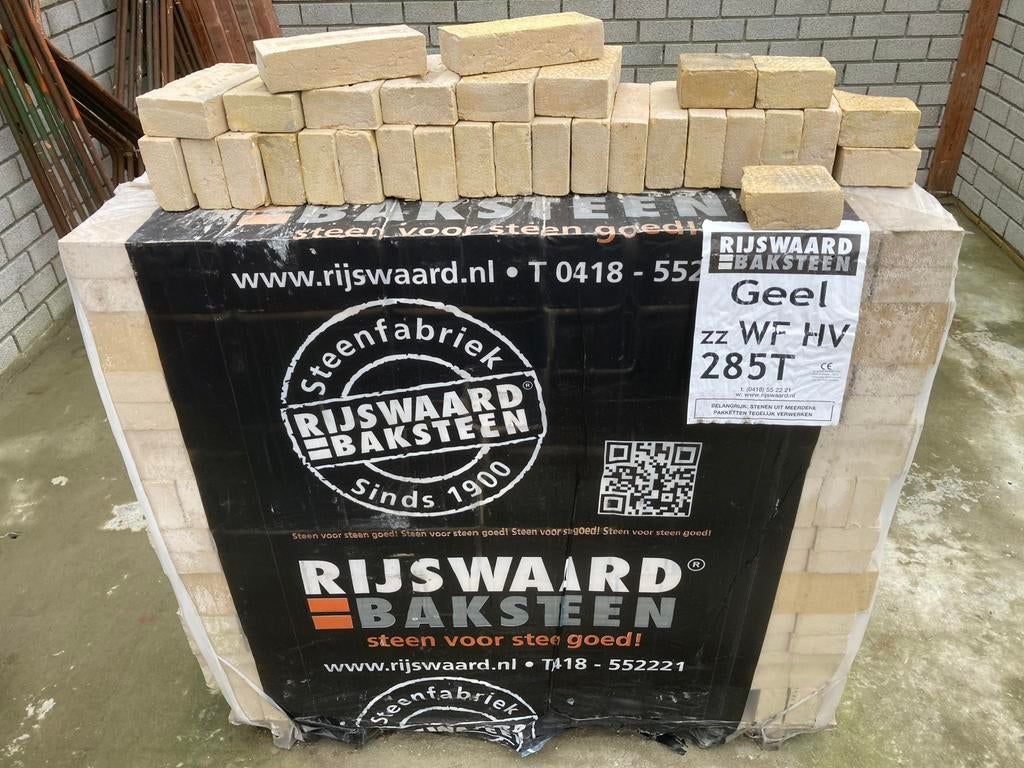 Metselstenen gevelstenen WF HV geel Z.Z. 445 stuks, Ophalen, Bakstenen