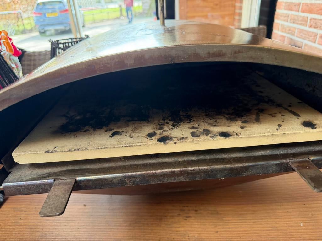 Pizzaoven voor pelletbbq , gebruikt bij green mountain grill, Ophalen, Gebruikt