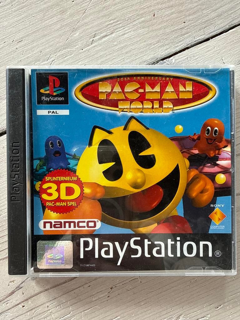 PlayStation 1 (PS1) game PAC-MAN WORLD 3D Klassieke Game, 1 speler, Ophalen of Verzenden, Zo goed als nieuw, Vanaf 3 jaar