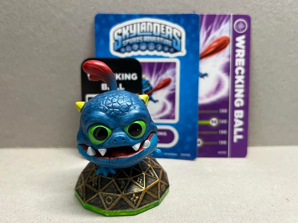 Skylanders Spyro's Adventure Wrecking Ball mét kaart, sticke, Spelcomputers en Games, Gebruikt, 1 speler, Ophalen of Verzenden