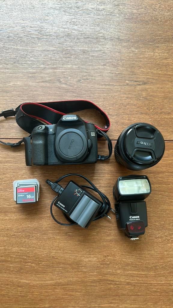 Canon Eos 50D, Audio, Tv en Foto, Fotocamera's Digitaal, Ophalen, Gebruikt, Canon, 8 keer of meer