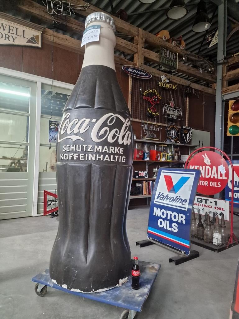 Coca-Cola fles 50 jaren display, Ophalen, Gebruikt, Reclamebord