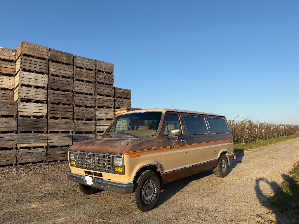 Ford E150 econoline club wagon, Auto's, Automaat, Achterwielaandrijving, 5400 cc, Leder en Stof