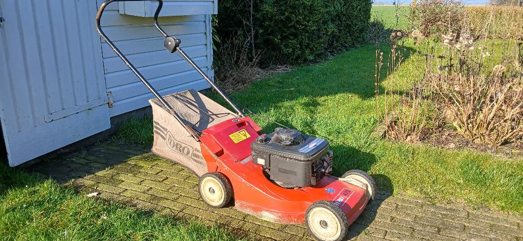 Grasmaaier Toro 470, Tuin en Terras, Grasmaaiers, Gebruikt, Benzine-grasmaaier, 40 t/m 49 cm, Ophalen
