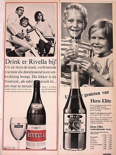19 vintage advertenties reclames frisdrank 57-66 Ranja Cola, Ophalen of Verzenden, Gebruikt, Overige typen