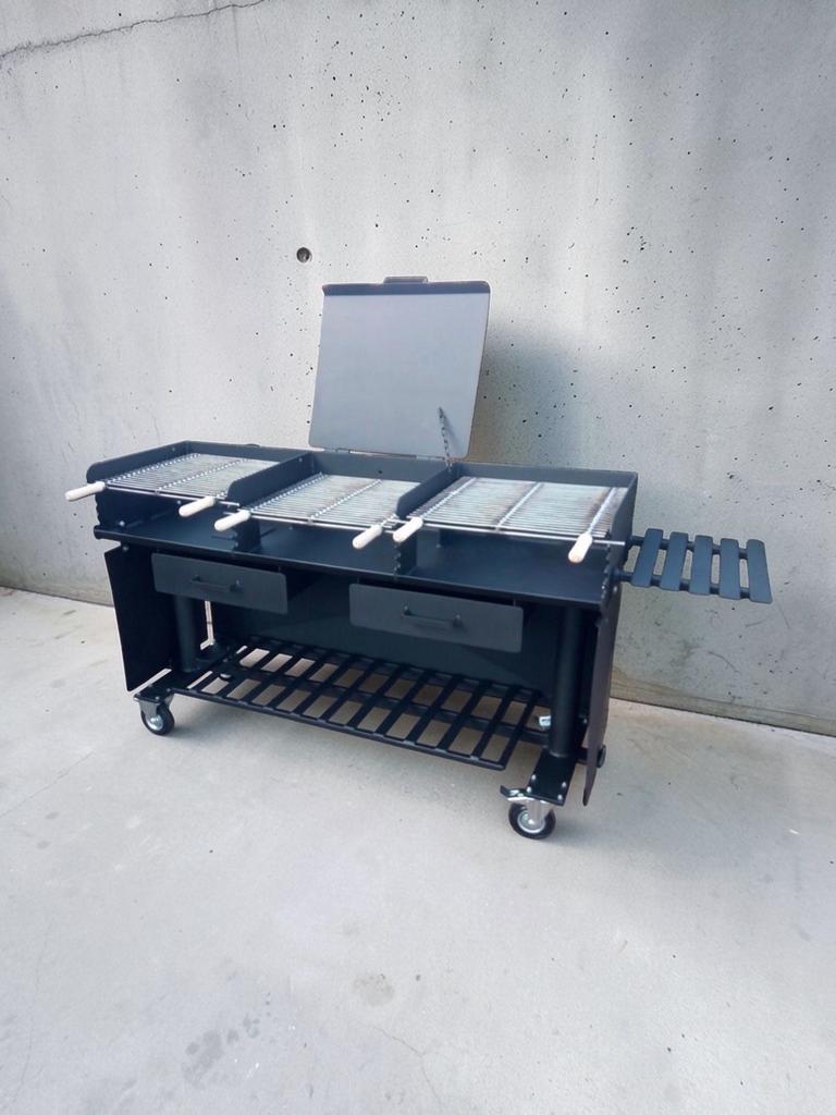 Grote barbecue op wielen, Ophalen of Verzenden, Nieuw