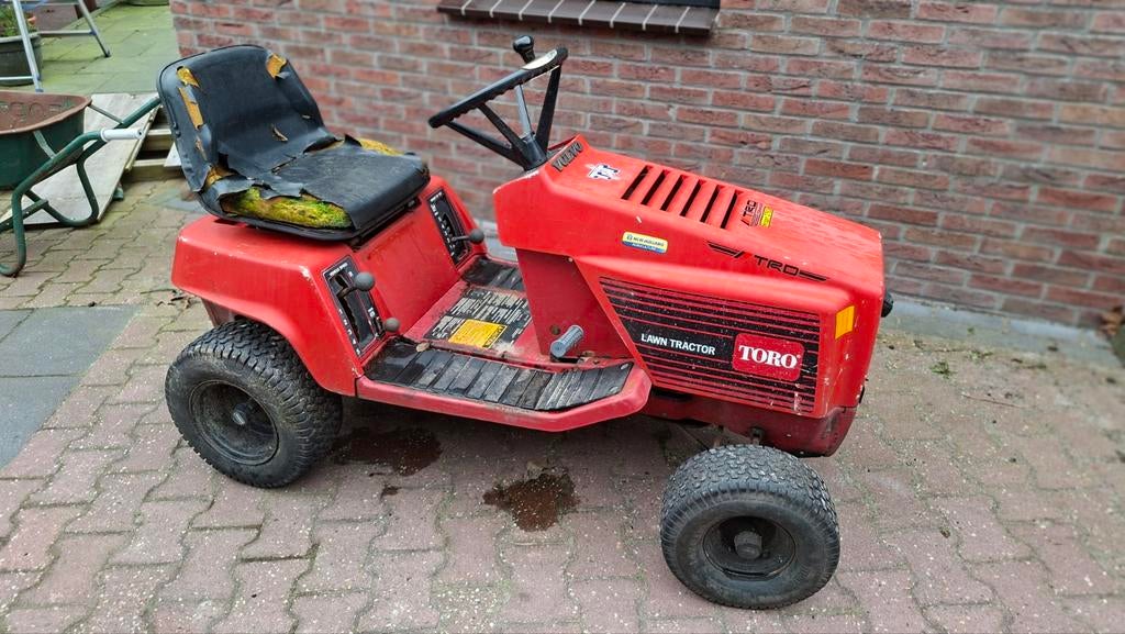 Toro tuintrekker/zitmaaier zonder maaidek opknapper, Tuin en Terras, Ophalen, Gebruikt, 50 cm of meer