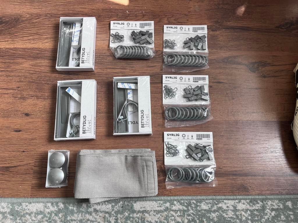 Accessoires voor gordijnen ikea nieuw, 100 tot 150 cm, 200 cm of meer, Nieuw, Ophalen of Verzenden