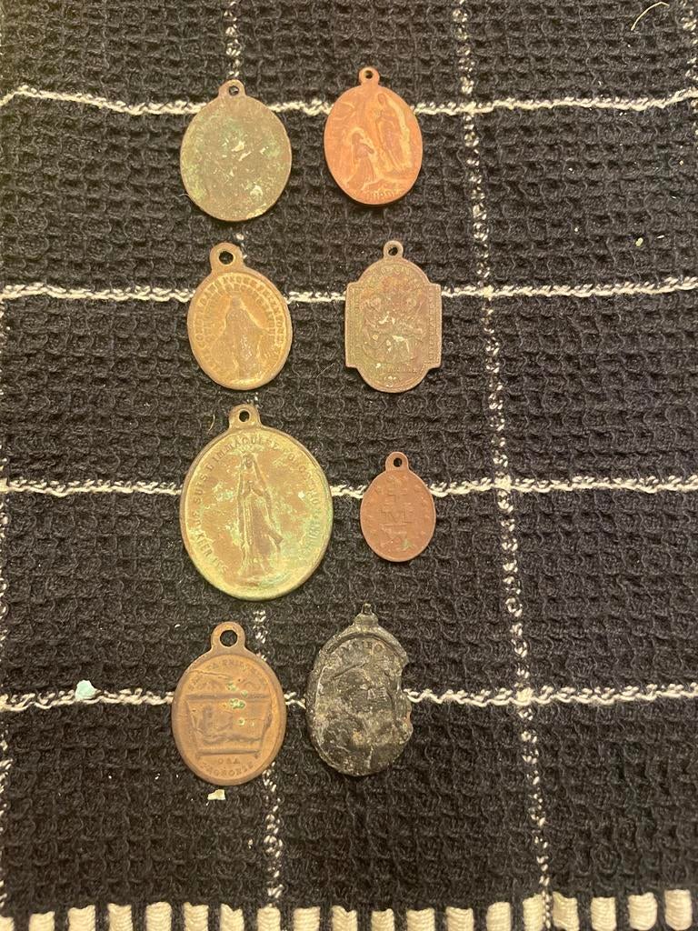 Oude religieuze medailles - Diverse ontwerpen, Ophalen of Verzenden