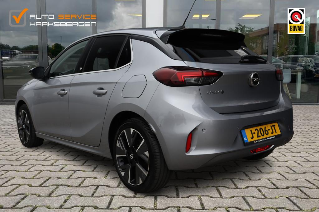 Opel CORSA-E Elegance 50 kWh | Camera | Led | DAB |, 330 km, 136 pk, Gebruikt, Zwart