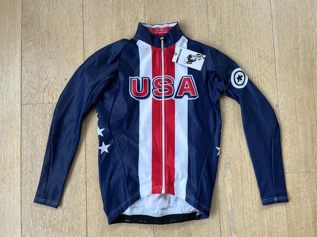 Prachtig Assos heren thermo fietsshirt / jasje maat medium, Ophalen of Verzenden, Gebruikt, Kleding