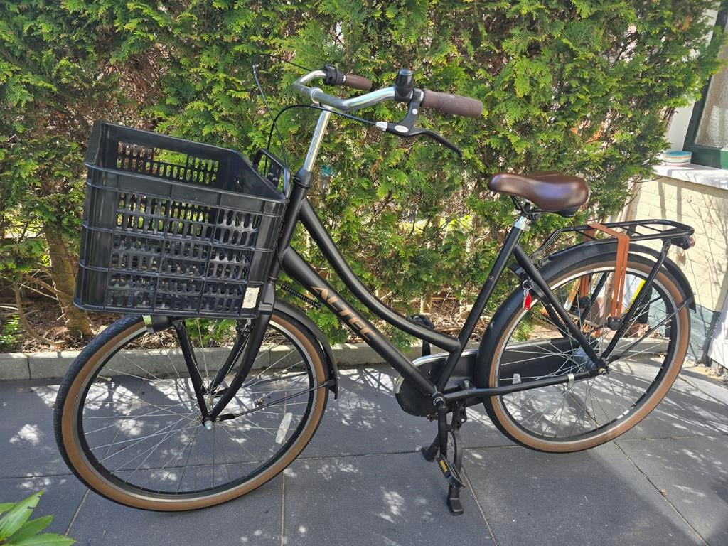 Mooie zwarte damesfiets, Overige merken, 47 tot 50 cm, Versnellingen, Ophalen of Verzenden