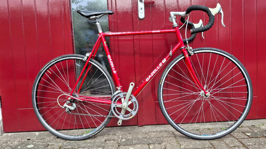 Klassieke Gazelle racefiets uit 1993, Fietsen en Brommers, Fietsen | Racefietsen, Gebruikt, Gazelle, 10 tot 15 versnellingen, 28 inch