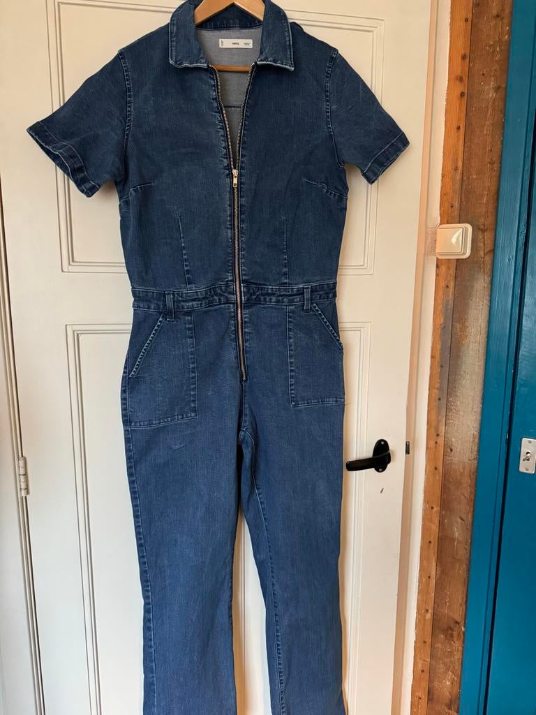 MNG denim jumpsuit – chic & flatterend model – maat XL, Kleding | Dames, Jumpsuits, Ophalen of Verzenden, Gedragen, Maat 46/48 (XL) of groter