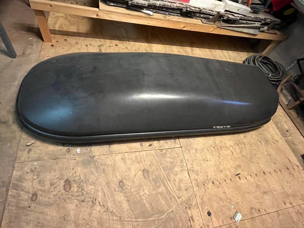 Volvo dakkoffer, Ophalen, Gebruikt