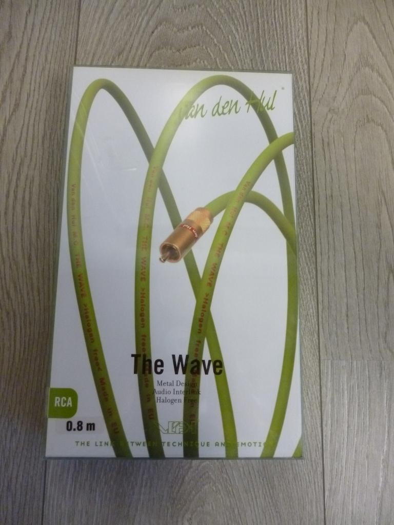 interlinkkabel wave vdhul 0.8m NIEUW van den hul tulpkabel, Audio, Tv en Foto, Audiokabels en Televisiekabels, Ophalen of Verzenden