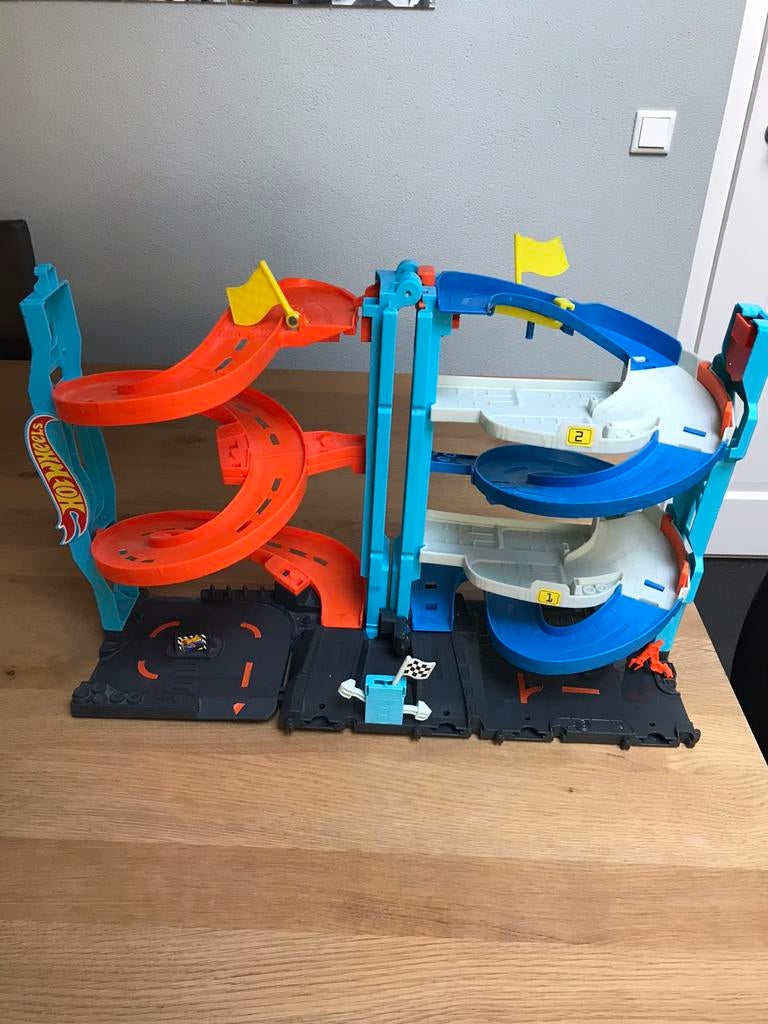 Hotwheels garage, Ophalen of Verzenden, Zo goed als nieuw, Handmatig, Hot Wheels