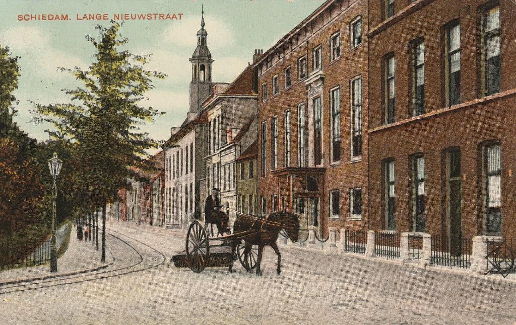 SCHIEDAM PAARD EN WAGEN, Verzenden, Voor 1920, Gelopen, Zuid-Holland
