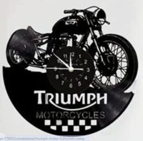 Triumph Muscle car Barber Vinyl wandklok SALE SALE, Huis en Inrichting, Woonaccessoires | Klokken, Americansaleshop@gmail.com