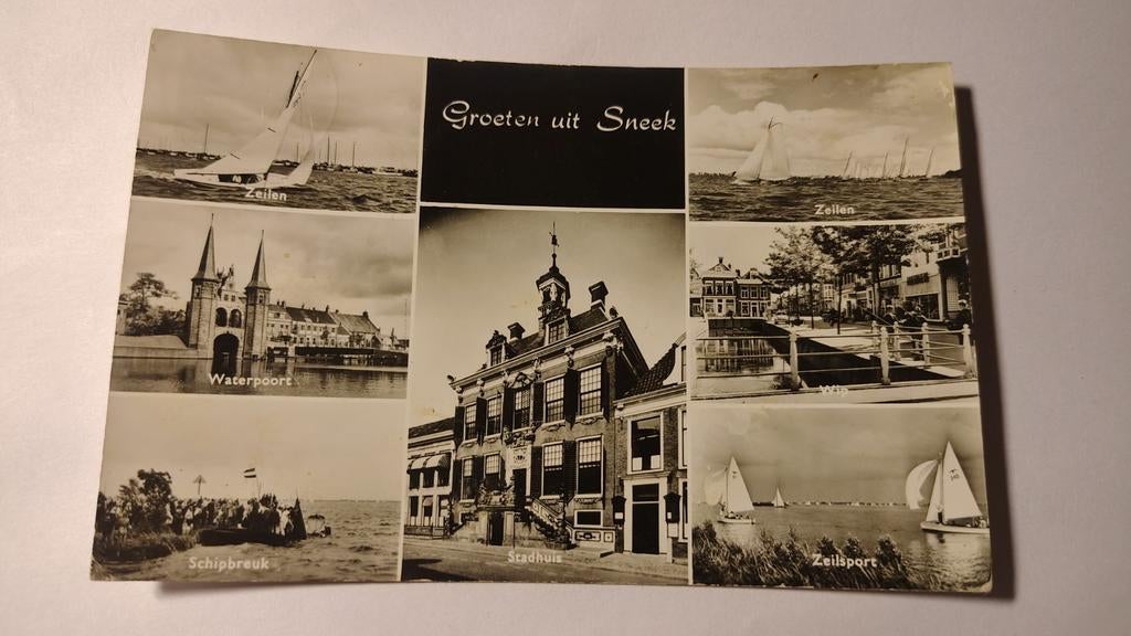Sneek Groeten uit, Verzamelen, Ansichtkaarten | Nederland, Ophalen of Verzenden, Friesland