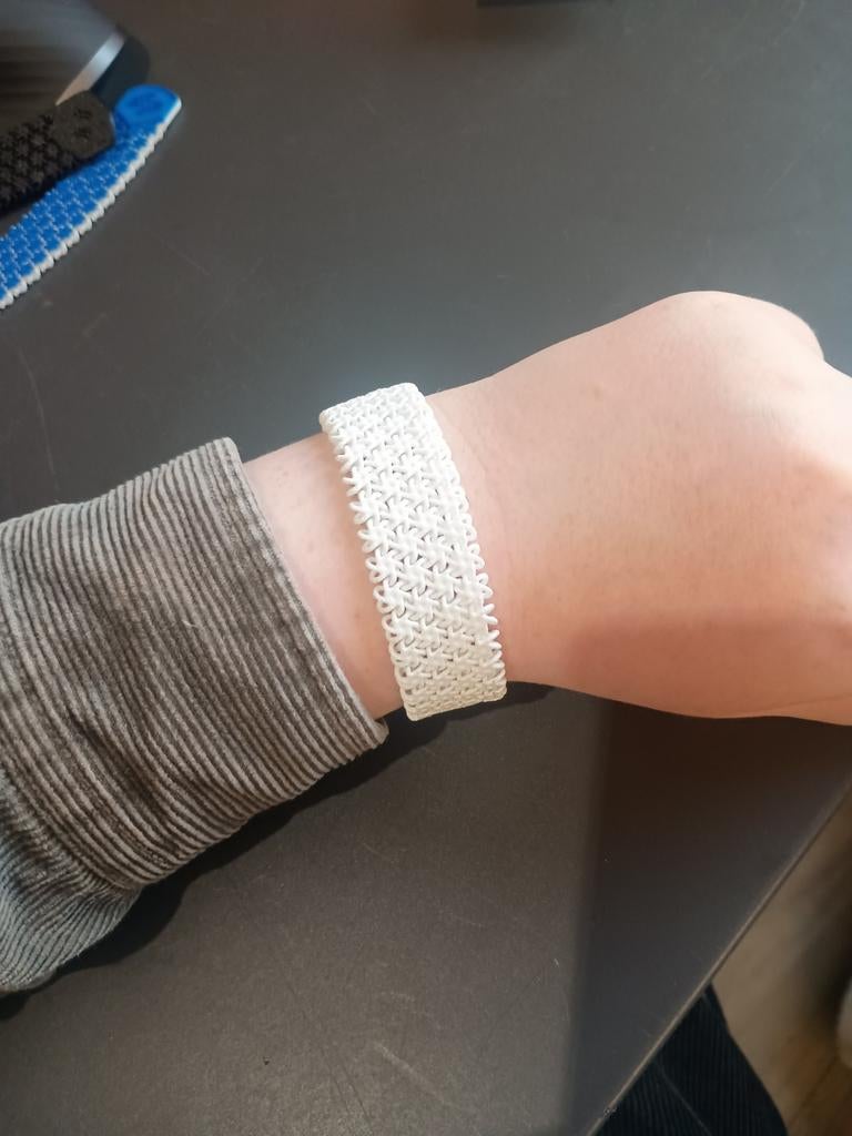 NASA-geïnspireerde 3D-geprinte armbanden - Unieke twist!, Ophalen of Verzenden, Nieuw, Overige kleuren, Kunststof of Plastic