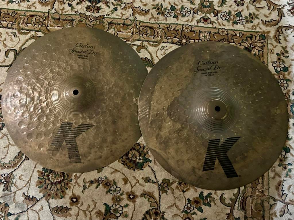 14” Zildjian K Custom Special Dry Hi-Hat (Gen 1, 2002), Gebruikt, Drums@dropproductions.nl, USA, Ophalen of Verzenden