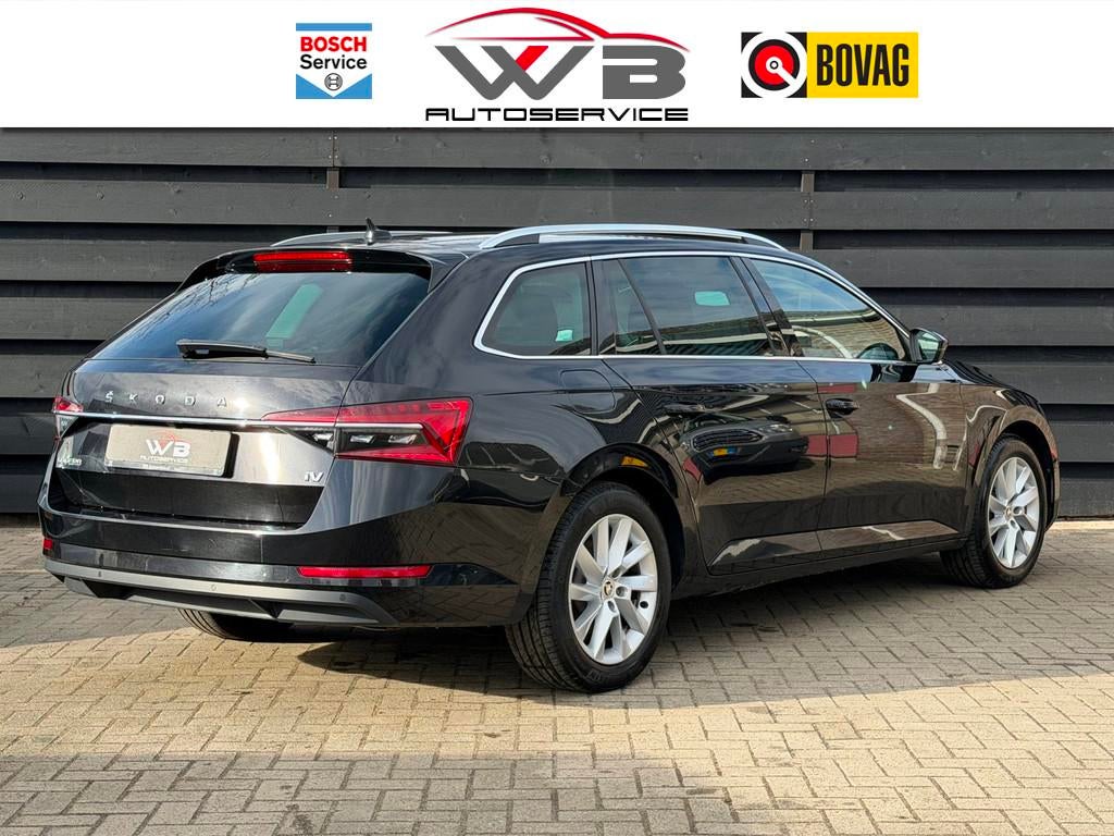 Skoda Superb Combi 1.4 TSI iV Carplay I ACC I Lane-Assist I, Stof, Gebruikt, Zwart, Hybride Elektrisch/Benzine