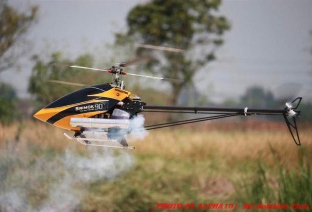 RC Helikopter Kasama Srimok 90N - Nieuw High-End Kit, Ophalen of Verzenden, Nieuw, Nitro, Helikopter