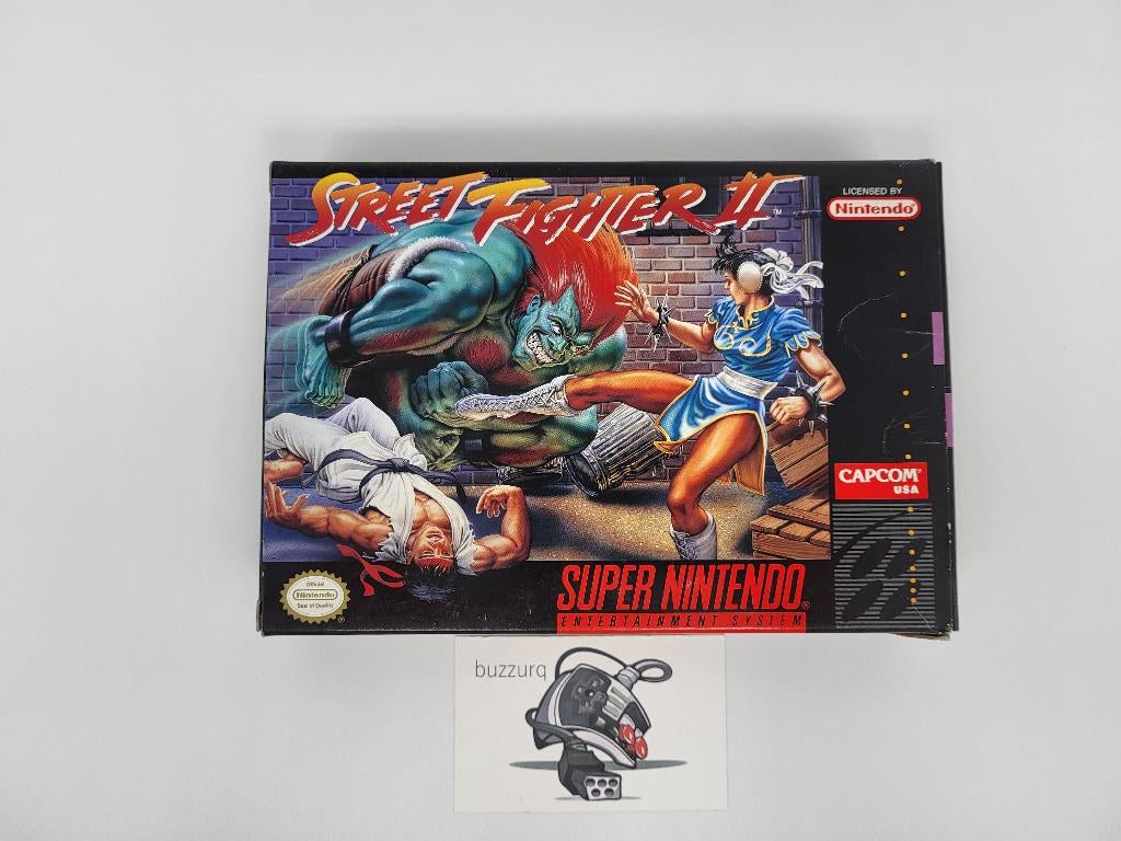 Street Fighter II - Super Nintendo SNES - CIB NSTC USA, Gebruikt, Vechten, 2 spelers, Ophalen of Verzenden
