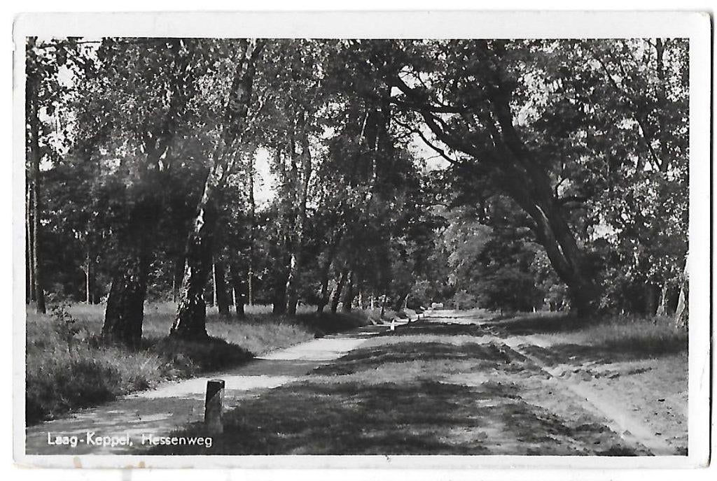 Laag Keppel Hessenweg Oude Gelopen Ansichtkaart (B628), Ophalen of Verzenden, 1940 tot 1960, Gelopen, Gelderland