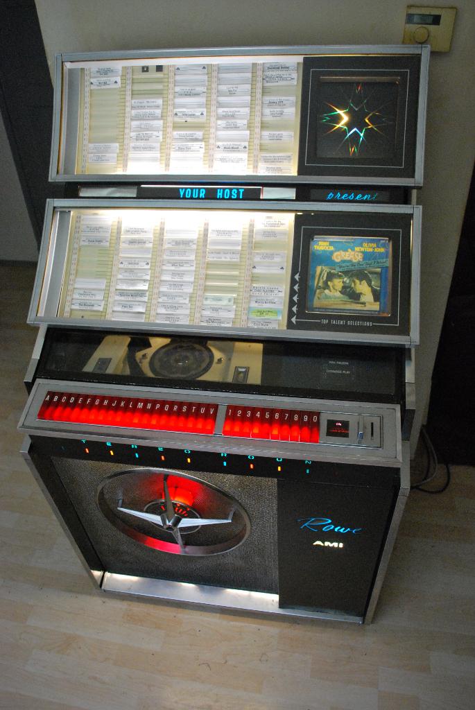 ROWE AMI JAL 200 (1963), Verzamelen, Automaten | Jukeboxen, Gebruikt, Ami, 1950 tot 1960, Ophalen