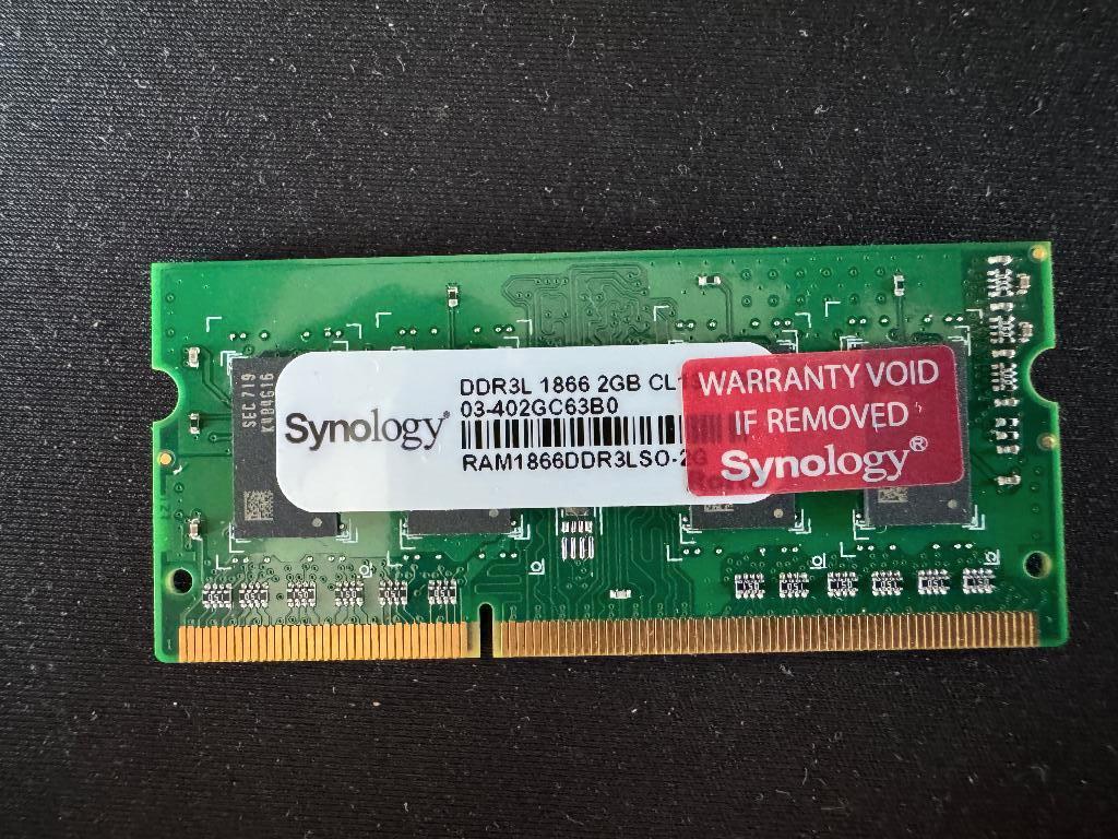 Synology 2GB DDR3 geheugen RAM1866DDR3LSO-2G), Computers en Software, NAS, Ophalen of Verzenden, Zo goed als nieuw