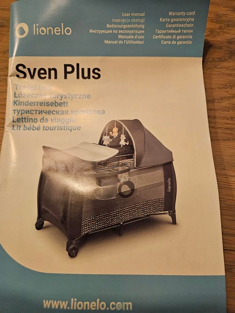 Camping/travel bed Lionelo, Sven Plus, nw € 45, Ophalen, Minder dan 140 cm, Minder dan 70 cm