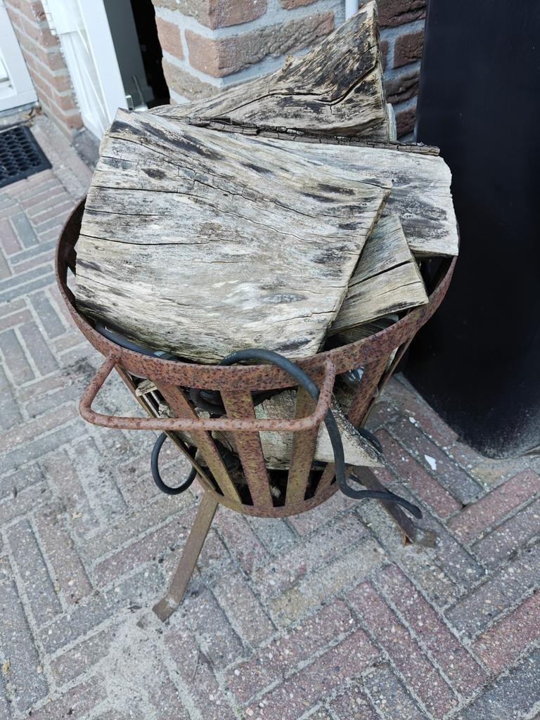 Vuurkorf met verlichting, Ophalen of Verzenden