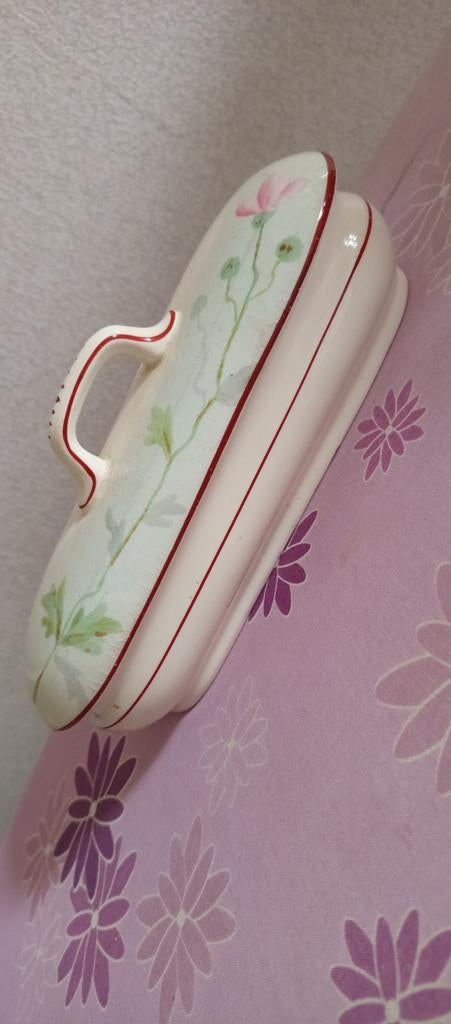 Vintage Kammenbakje met Bloemmotief, Ophalen of Verzenden