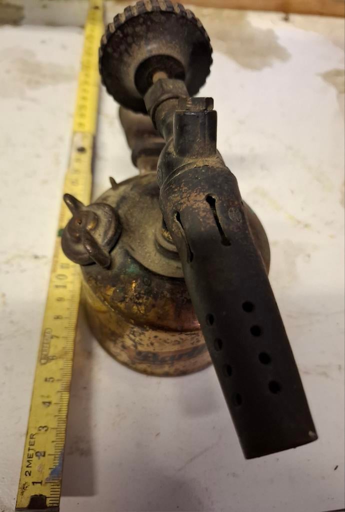 Antieke Barthel Benzine Soldeerlamp - Vintage Soldeerbrander, Antiek en Kunst, Antiek | Gereedschap en Instrumenten, Ophalen