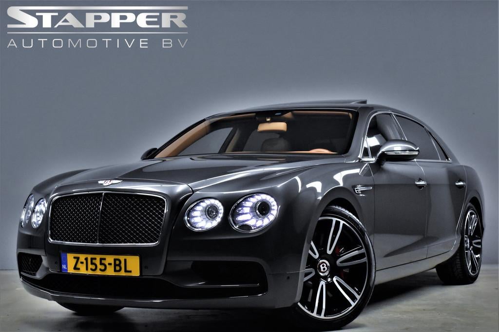 Bentley Flying Spur 4.0 V8 S 528pk Mulliner Dealer-OH Pano/N, Auto's, Automaat, Gebruikt, 4 stoelen, Lichtsensor