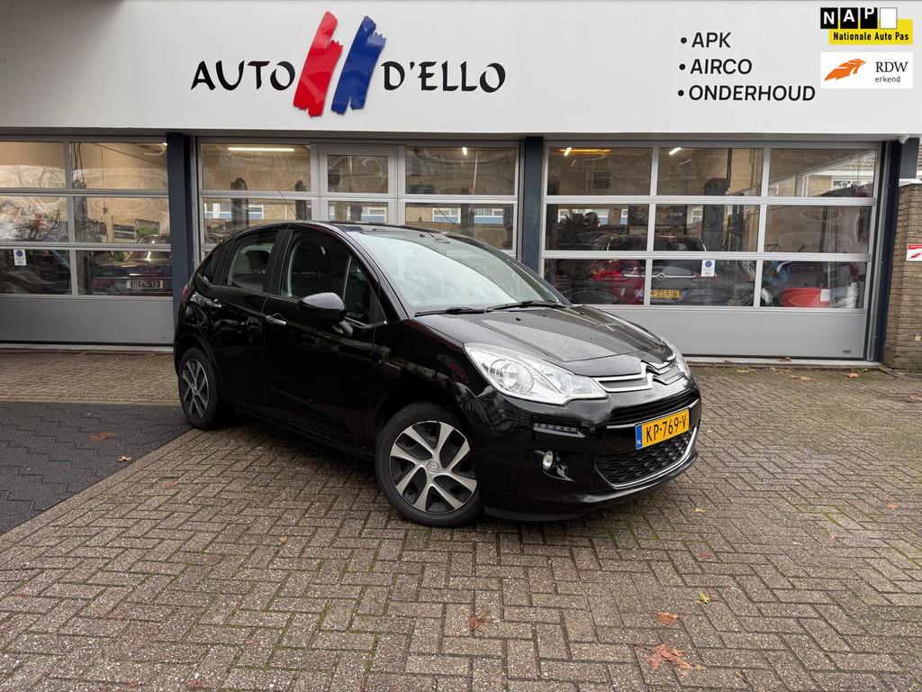 Citroen C3 1.2 PureTech Selection AIRCO-NAVI-DEALERONDRHOUDE, Auto's, Voorwielaandrijving, Stof, Gebruikt, 1199 cc