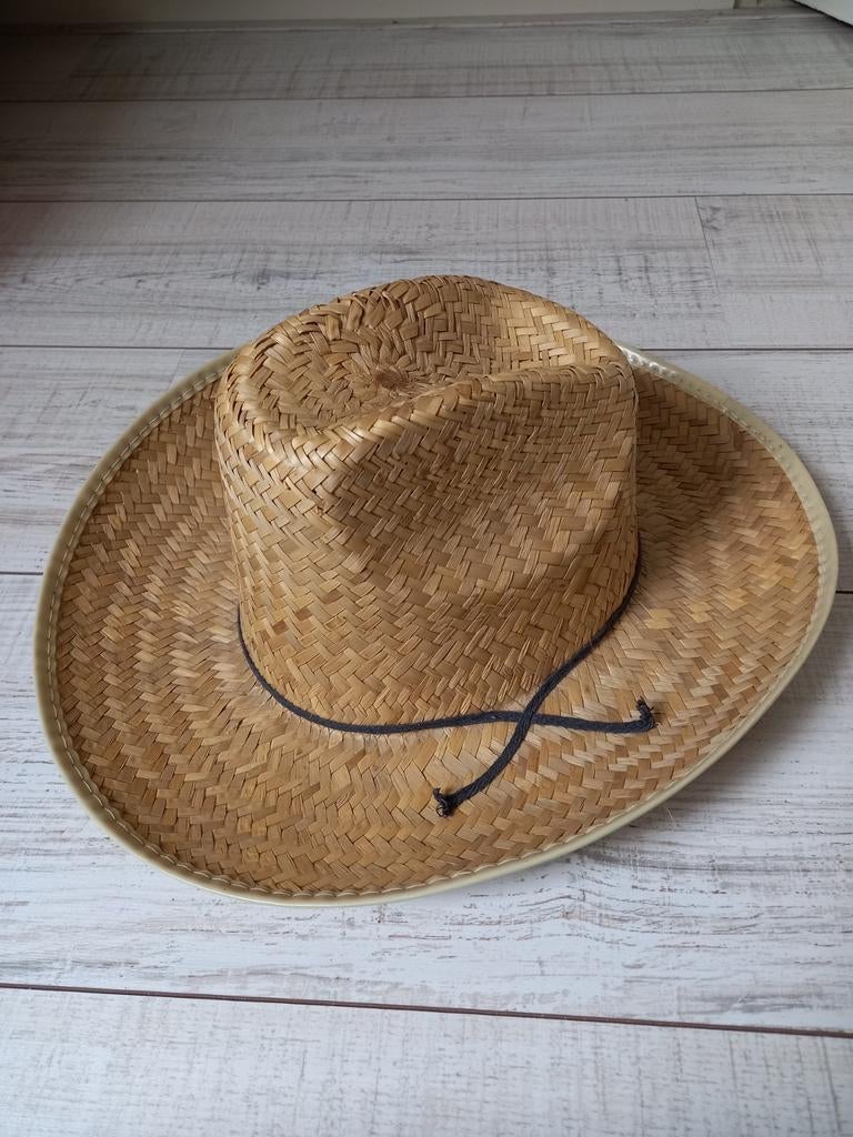 Stro hoed / feesthoed cowboy hoed, Onbekend, Hoed, Ophalen of Verzenden, Zo goed als nieuw