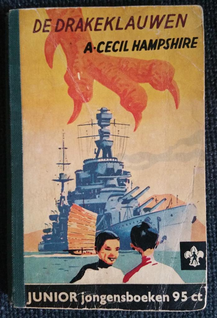 De Drakeklauwen - A. Cecil Hampshire - jaren 50 boek - IGST, Antiek en Kunst, Antiek | Boeken en Bijbels, Ophalen of Verzenden