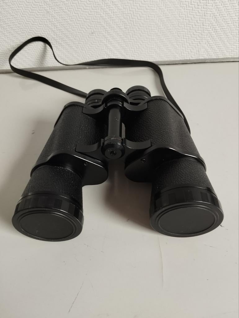 Verrekijker 7x50 in zeer goede staat met koffertje, Minder dan 8x, Zo goed als nieuw, Met hoes of tas, Porro (met knik)
