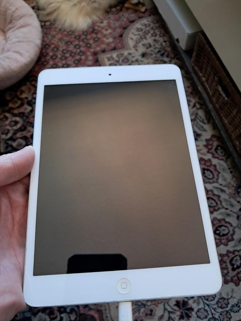 Apple iPad Mini 16GB Wi-Fi - Wit/Zilver, Computers en Software, Apple iPads, Wit, Ophalen of Verzenden, Zo goed als nieuw, 7 inch of minder