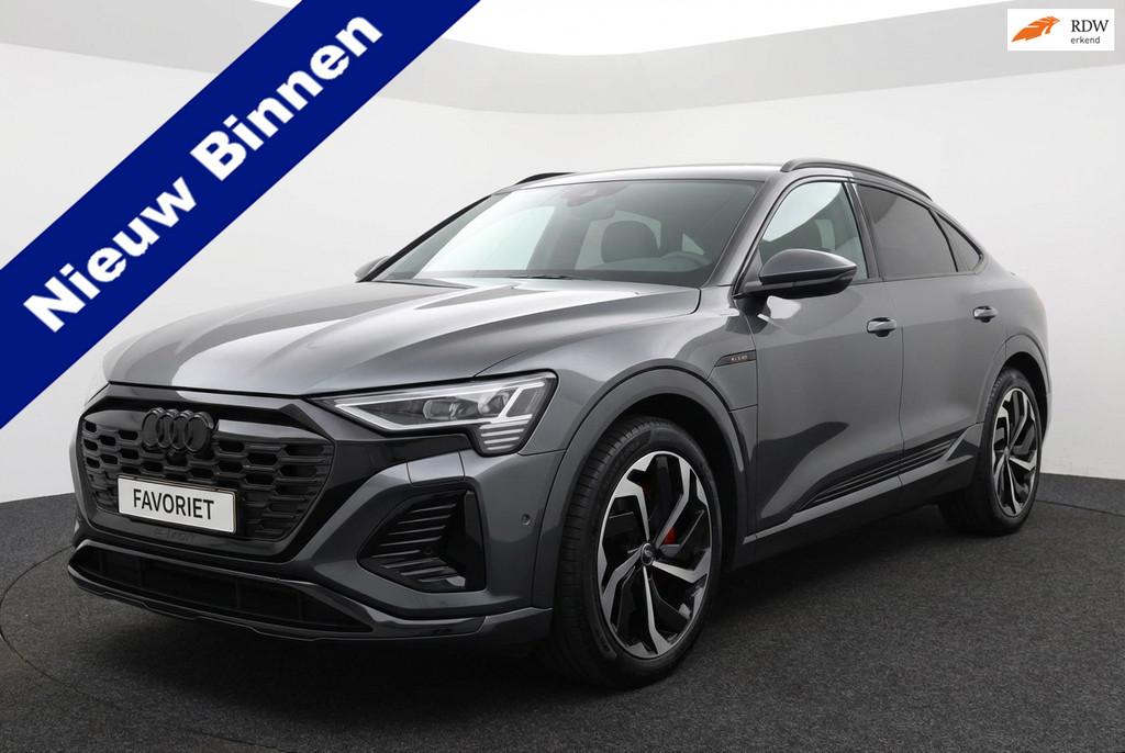 Audi Q8 Sportback e-tron 55 Quattro S-Line Edition 115 kWh /, Auto's, Audi, Automaat, Zwart, Adaptive Cruise Control, Q8 e-tron