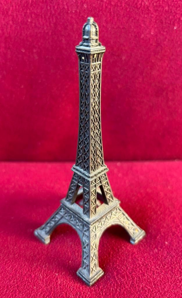 Metalen Eiffeltoren Parijs souvenir metaal ca. 11,5 cm hoog, Ophalen of Verzenden, Dier