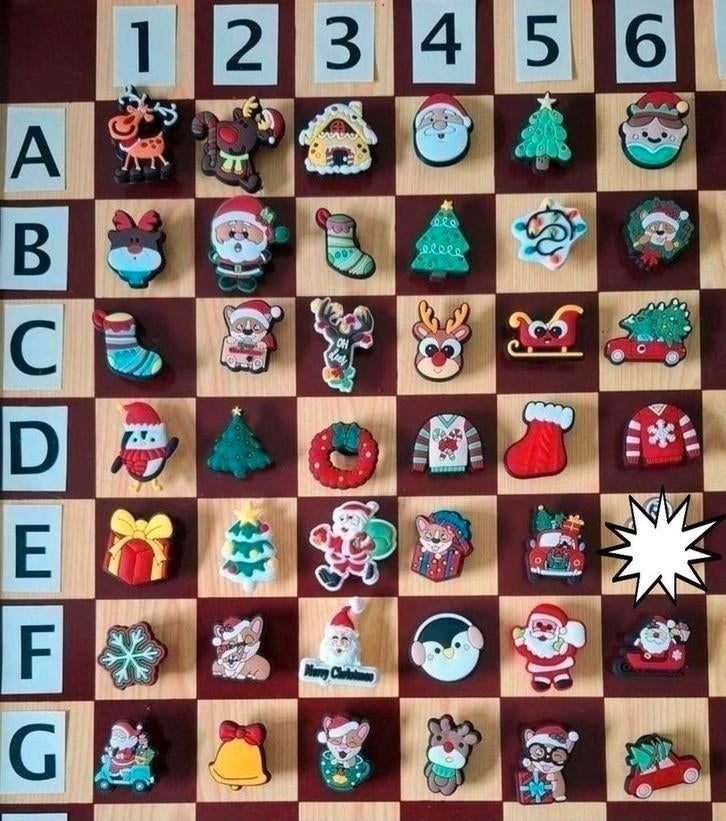 23: KERST Schoenbedels Pins voor de Crocs, Ophalen of Verzenden, Nieuw