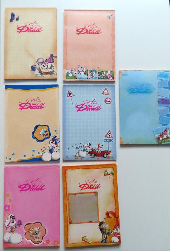 Diddl Blokken A5 7x (4745), Ophalen of Verzenden, Verschillende figuren, Nieuw, Papier, Kaart of Schrift